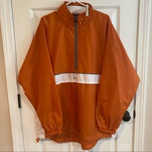 Vintage Nike Windbreaker Orange White Stripe